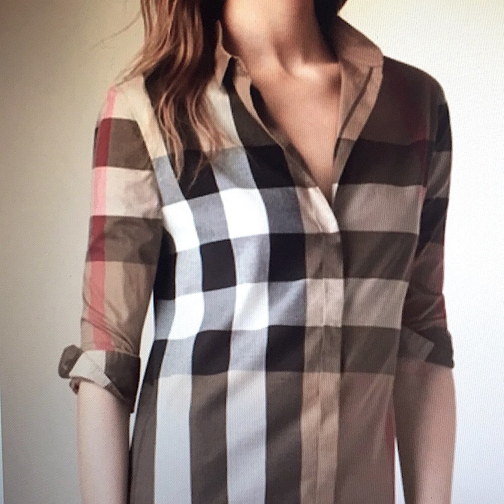 Burberry Brit check poplin shirt, size XS - Picture 1 of 8